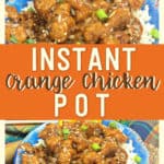 Ready in 20 minutes, this Instant Pot Orange Chicken recipe is a delicious option to ordering Chinese take-out. Raise your hand if you love Instant Pot recipes! #InstantPot #OrangeChicken #InstantPotRecipe #EasyMeal #ChineseFood