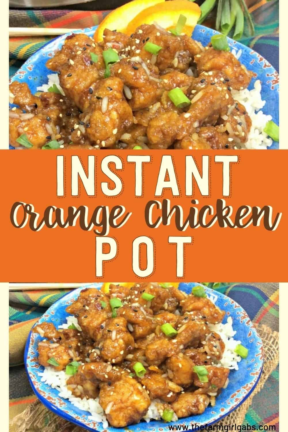 Ready in 20 minutes, this Instant Pot Orange Chicken recipe is a delicious option to ordering Chinese take-out. Raise your hand if you love Instant Pot recipes! #InstantPot #OrangeChicken #InstantPotRecipe #EasyMeal #ChineseFood