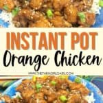 Ready in 20 minutes, this Instant Pot Orange Chicken recipe is a delicious option to ordering Chinese take-out. Raise your hand if you love easy Instant Pot chicken recipes! This quick instant pot dinner recipe is quick, easy and delicious. Try this easy Orange Chicken recipe for a weeknight dinner.