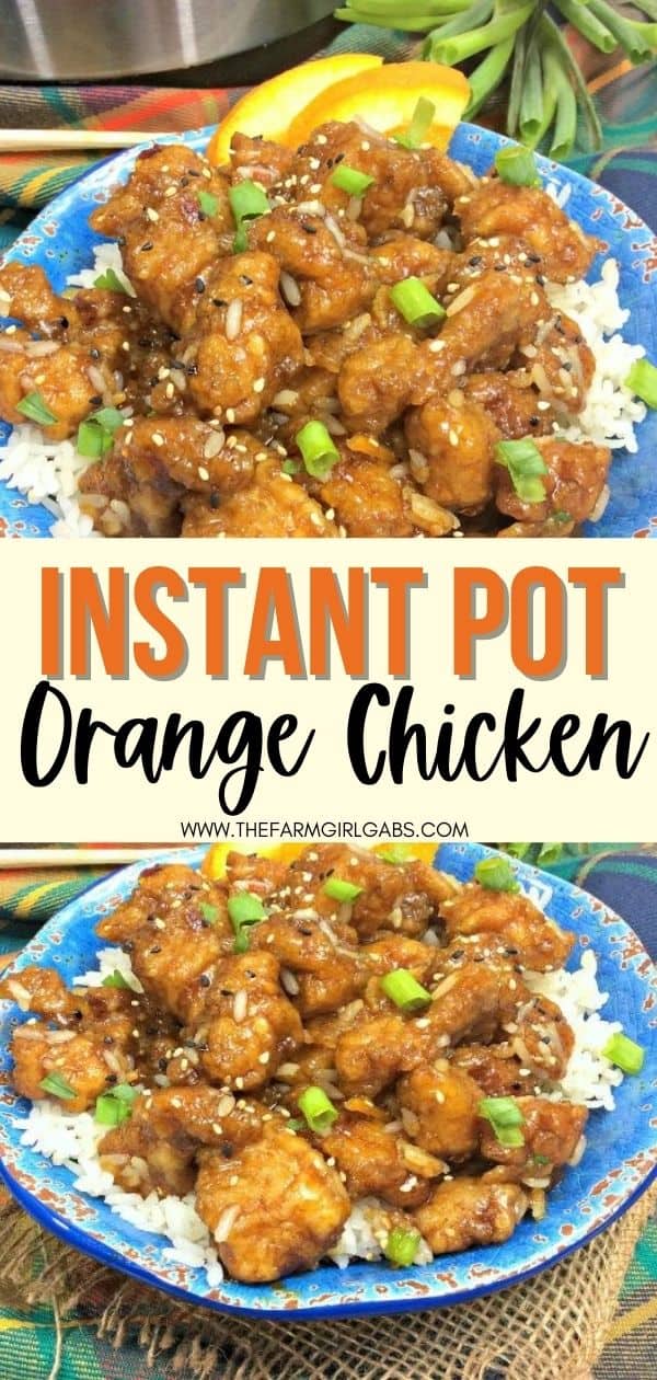 Ready in 20 minutes, this Instant Pot Orange Chicken recipe is a delicious option to ordering Chinese take-out. Raise your hand if you love easy Instant Pot chicken recipes! This quick instant pot dinner recipe is quick, easy and delicious. Try this easy Orange Chicken recipe for a weeknight dinner.