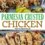 Tired of the same old chicken recipe for dinner? Mix things up with this easy and delicious Parmesan Dijon Chicken recipe for weeknight dinner.