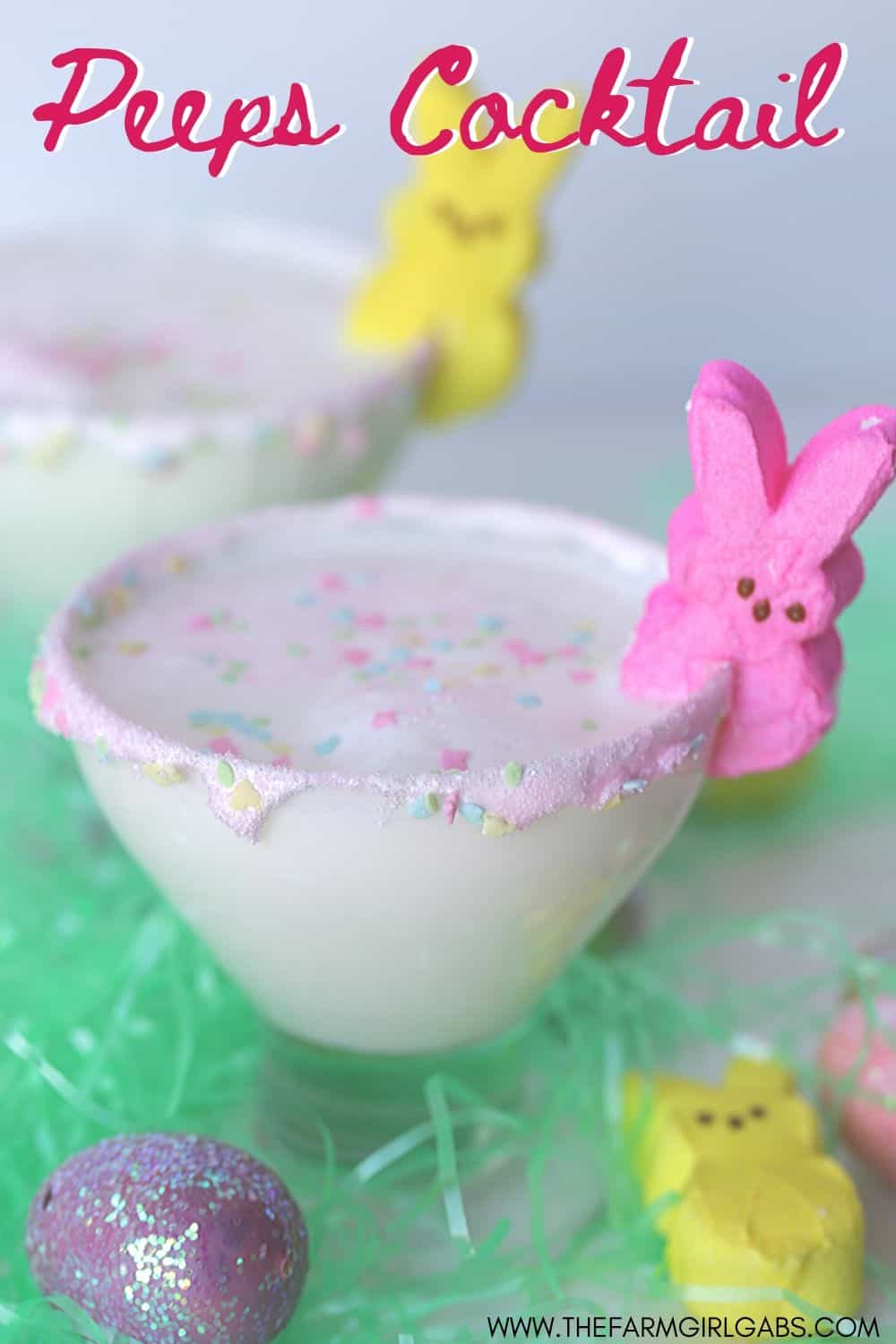 Peeps Cocktail pin