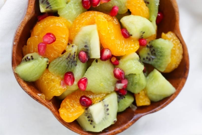 Kiwi Fruit Salad With Honey Citrus Dressing The Farm Girl Gabs