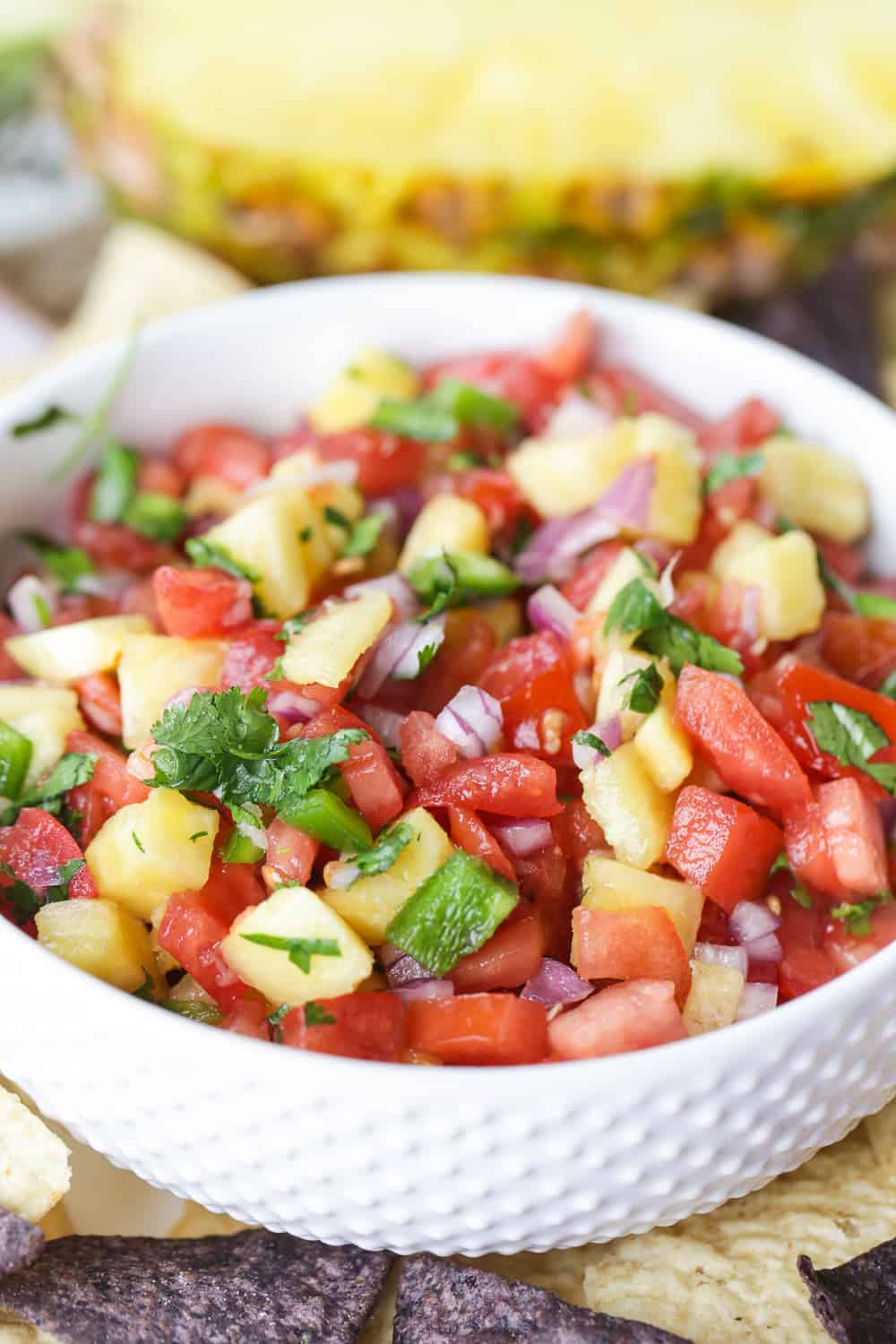 It's the perfect pico de gallo recipe to spice up your celebration. Make this easy salsa recipe for a snack or serve it at your Cinco de Mayo party. It is an easy Mexican recipe.