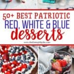 This red, white and blue Star-Spangled Brownie Pizza is perfect for any 4th of Juoly or patriotic celebration. Bring this easy patriotic recipe to your July 4th picnic. Also be sure to check out these best 4th of July dessert recipes for your party. These summer dessert recipes are delicious!