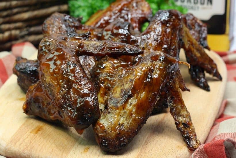 Wow your crowd at your next bbq or summer gathering. These Grilled Bourbon Chicken Wings are a deliciously simple grilled chicken recipe.