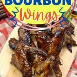 Wow your crowd at your next barbeque or summer picnic. These Grilled Bourbon Chicken Wings are a deliciously simple grilled chicken recipe.