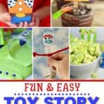 Hey howdy hey! Need some fun Toy Story Party Ideas? These Sheriff Woody Dirt Cups will be a big hit at your next birthday party. Check them out plus these other fun Toy Story Birthday Party ideas. #toystory #toystorypartyideas #toystorybirthdayparty #pixarparty #disneytips #dirtcups