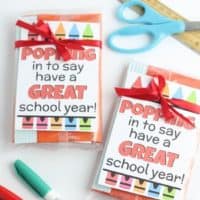 Popcorn Back To School Teacher Gift