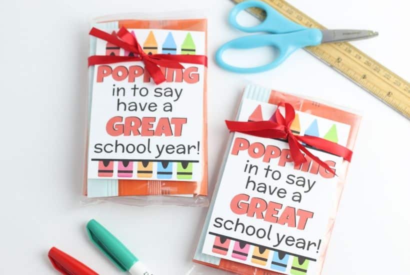 Just Poppin' Back To School Teacher Gift - The Farm Girl Gabs®