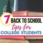 Help your college student gear up for the next chapter of school. These Back to School Tips For College Students will help them prepare for college. #backtoschool #collegeplanning #collegetips