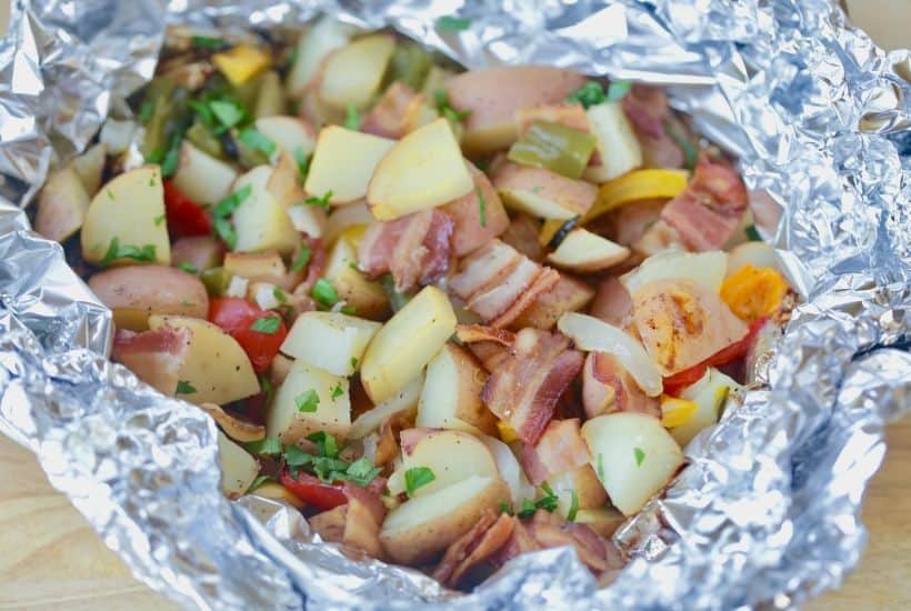 Potato And Bacon Foil Packets The Farm Girl Gabs®