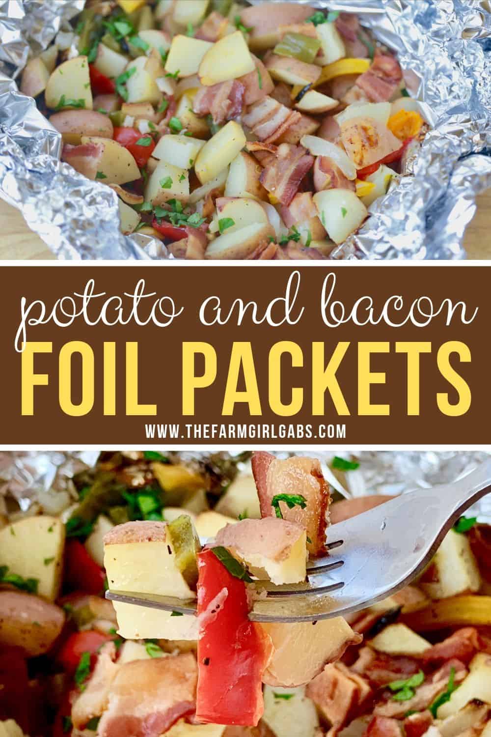 Potato And Bacon Foil Packets The Farm Girl Gabs®