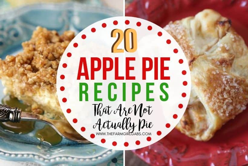 Celebrate fall's favorite fruit with these Apple Pie Desserts That Aren't Actually Pie. Try one of these delicious apple recipes instead of a traditional apple pie. #appledesserts #fallrecipe #applepie