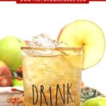 This refreshing Apple Cider Margarita is the perfect way to toast the fall season. This easy margarita recipe is a twist on the classic and full of apple flavor. Serve this refreshing fall cocktail while enjoying a nice fire. Your guests will love this fall apple recipe. It is also a perfect holiday cocktail to serve during the holiday season.