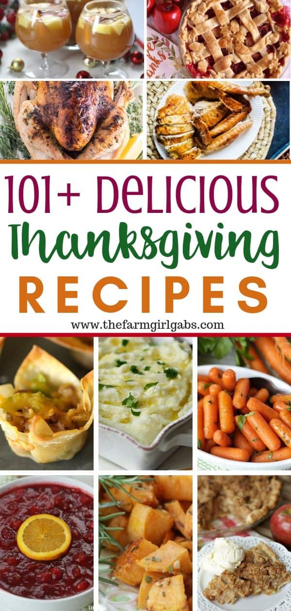 101 Best Thanksgiving Recipes - The Farm Girl Gabs®