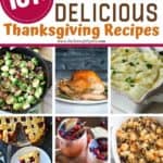 Plan your perfect Thanksgiving Day menu. From appetizers to dessert and the main dish in between your Thanksgiving dinner will be a success with one or more of these delicious 101 Best Thanksgiving Recipes. #Thanksgivingrecipe #maindish #thanksgivingsidedish #desserts