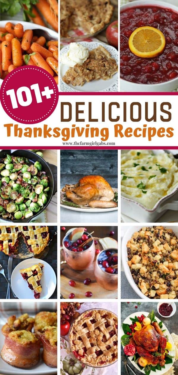 101 Best Thanksgiving Recipes - The Farm Girl Gabs®