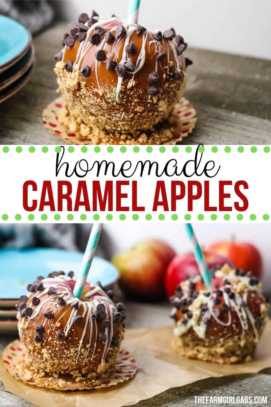 Homemade Caramel Apples - The Farm Girl Gabs®