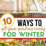 Happy fall y'all. Whether you like it or not, it's time to put our gardens to bed. These 10 Fall Garden Clean-Up Tips will help you prep your gardens for winter. #gardeningtips #gardeningideas