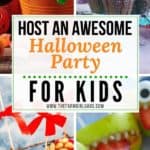 Host An Awesome Halloween Party For Your Kids. From cute Halloween treats for fun Halloween craft projects, these kids Halloween party tips will help you plan the ultimate ghoulish Halloween party for your kids. #halloweenparty #halloweentreats #halloweencrafts