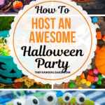 Host An Awesome Halloween Party For Your Kids. From cute Halloween treats for fun Halloween craft projects, these kids Halloween party tips will help you plan the ultimate ghoulish Halloween party for your kids. #halloweenparty #halloweentreats #halloweencrafts