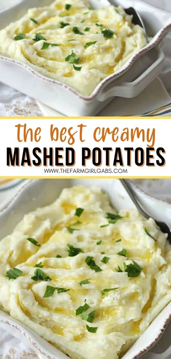 The Best Mashed Potatoes Recipe - The Farm Girl Gabs®
