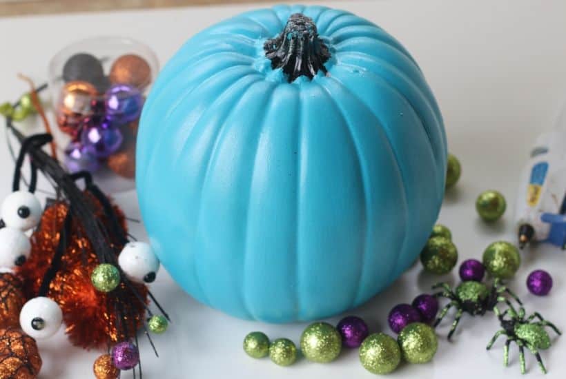 Teal Pumpkin Treat Holder