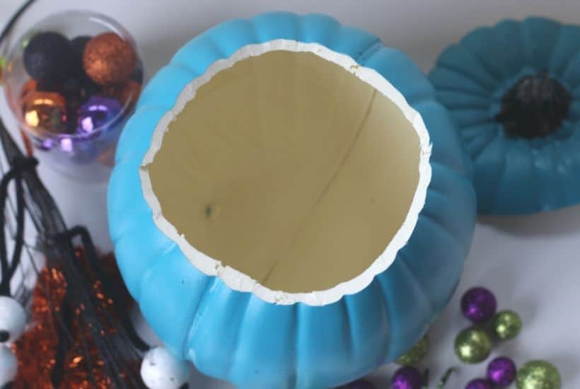 Teal Pumpkin Treat Holder