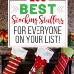 Check everyone off your holiday shopping list. Here are 100 Best Stocking Stuffer Ideas For Everyone On Your Christmas List. #stockingstuffers #giftideas #christmaslist