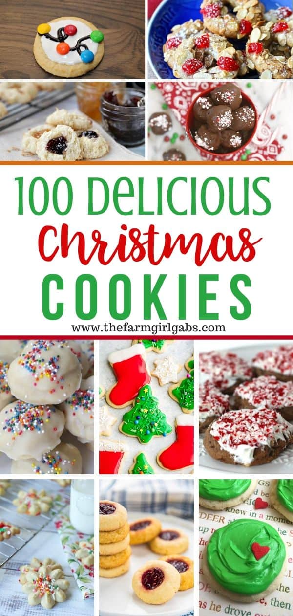 100 Best Christmas Cookies - The Farm Girl Gabs®