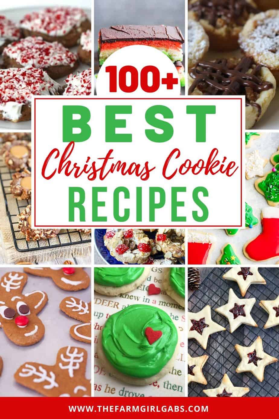 100 Best Christmas Cookies - The Farm Girl Gabs®