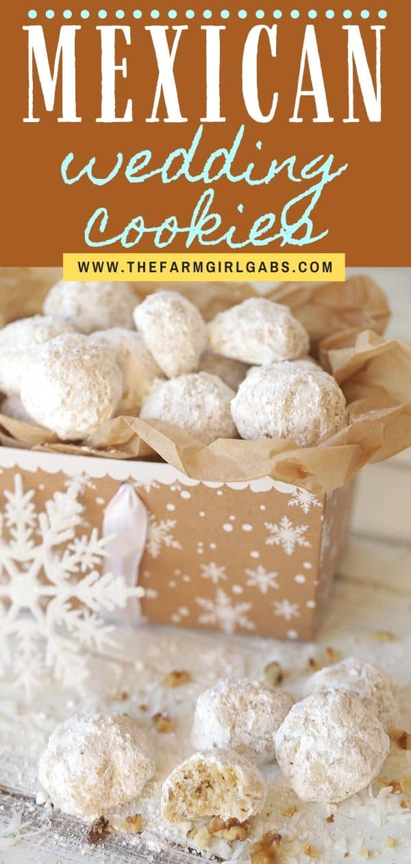 Mexican Wedding Cookies (Snowball Cookies) - The Farm Girl Gabs®