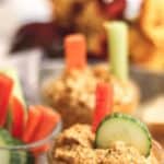 Add a delicious fall twist to a traditional hummus recipe. This Sweet Potato Hummus recipe is a tasty appetizer or snack. #hummus #easyappetizer #sweetpotatorecipe