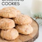 Eggnog Cookies are a fun twist to the classic snickerdoodle cookie. This easy holiday cookie recipe is soft, chewy and rolled in cinnamon sugar.