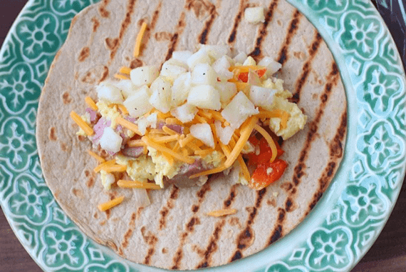 Loaded Breakfast Burritos