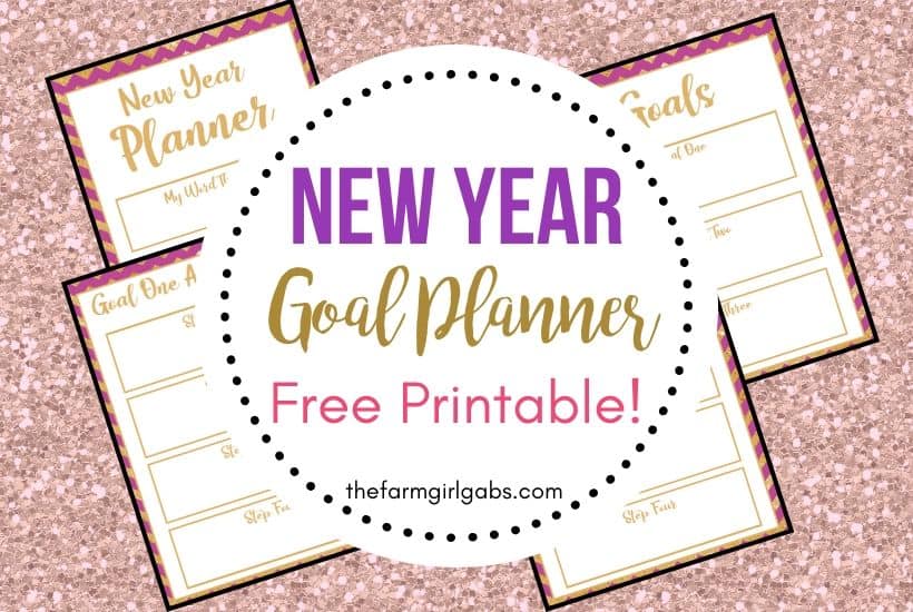 New Year Goal Planner {Free Printable}