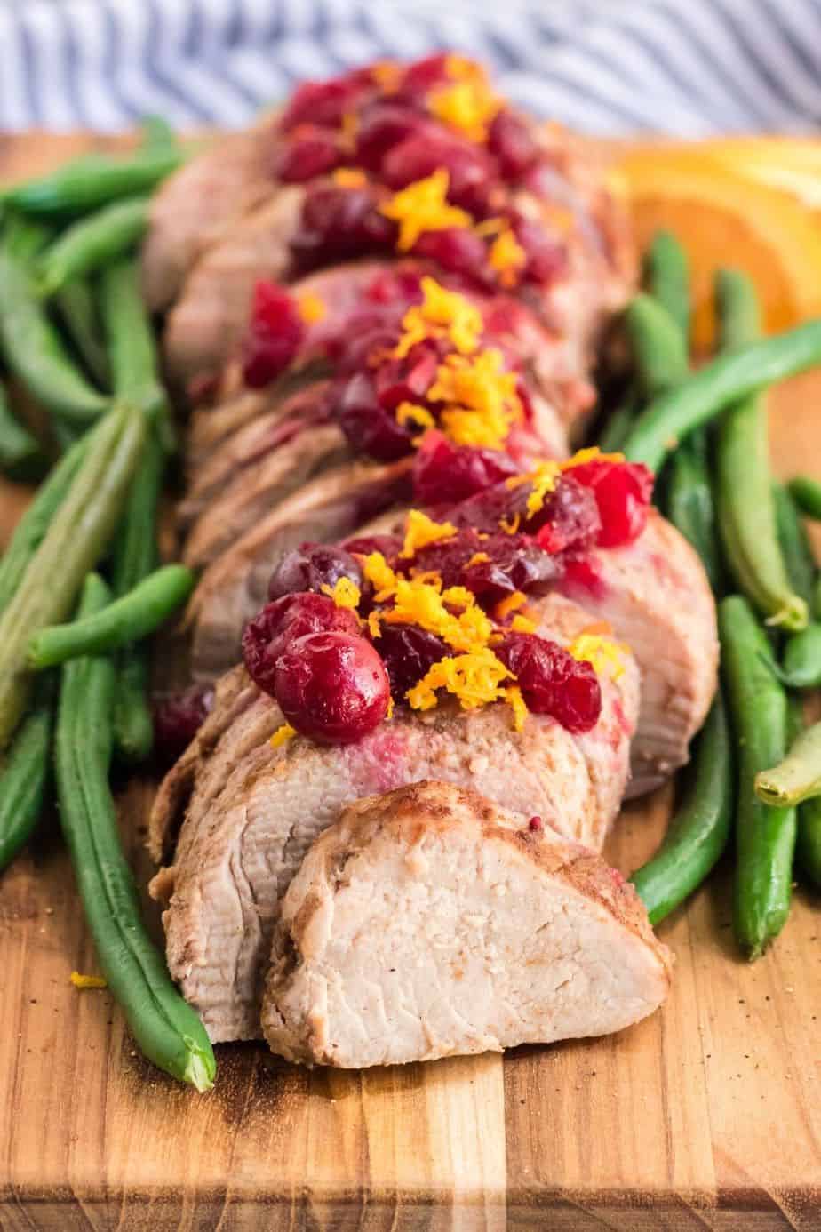 Slow Cooker Pork Tenderloin With Cranberries & Orange The Farm Girl Gabs®