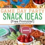 Score big at your game day party with this easy Football Party Snack Tray. This party snack idea will have your guest cheering for more!