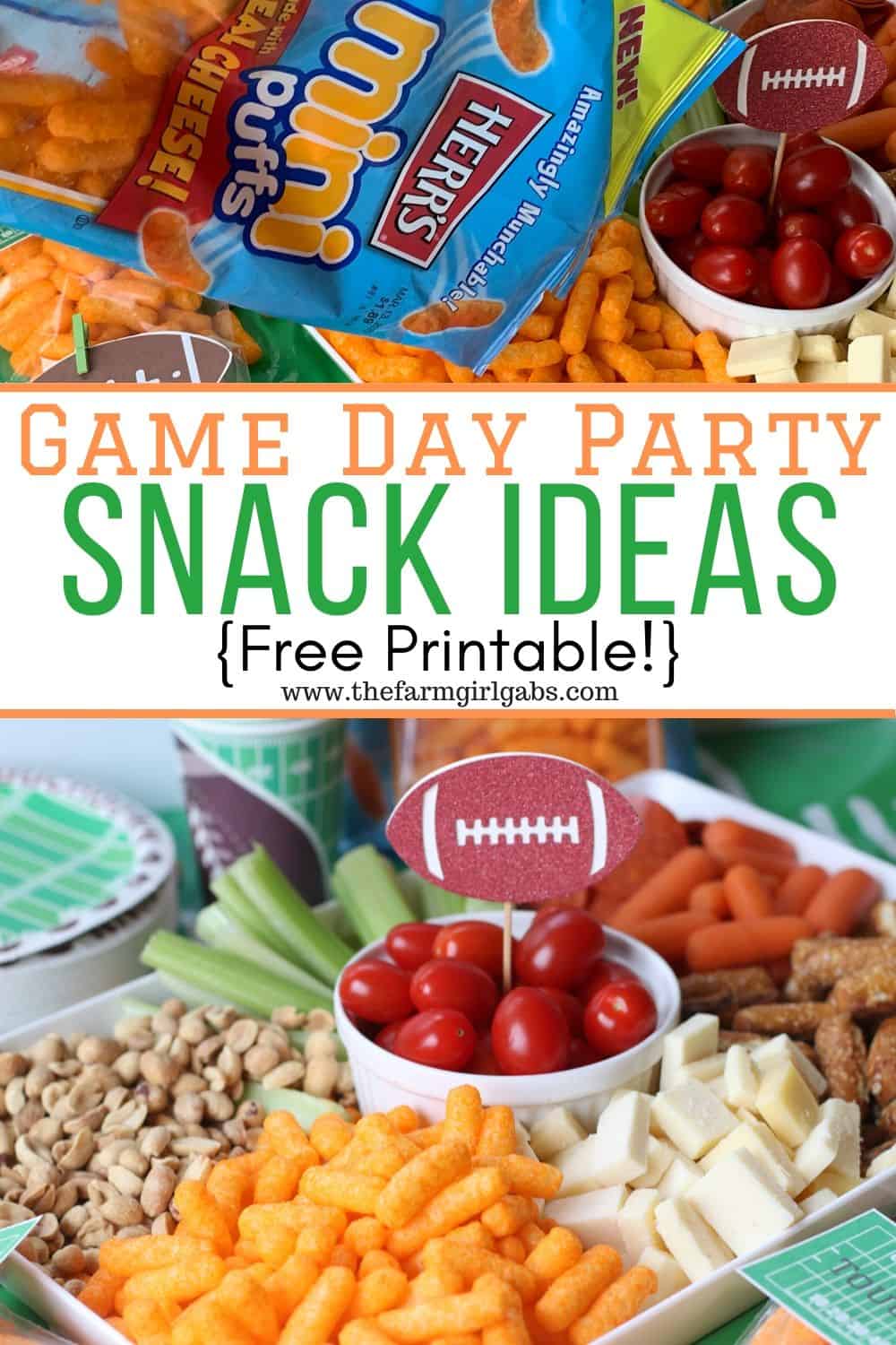 Football Party Snack Tray - The Farm Girl Gabs®