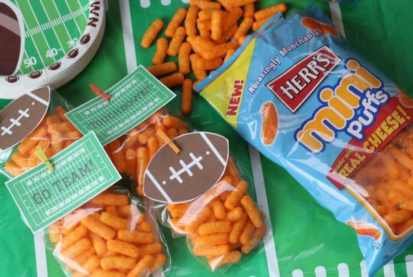 Score big at your game day party with this easy Football Party Snack Tray. This party snack idea will have your guest cheering for more!