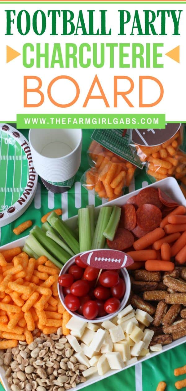 Score big at your game day party with this easy Football Party Snack Tray. This football party snack idea will have your guest cheering for more! Herr’s Mini Cheese puffs add an extra cheesy crunch to this easy football snack idea. Learn how to create your own grazing board or charcuterie board for your next game day party. #Ad #footballpartyidea #snackrecipe #partyideas #gamedayparty
