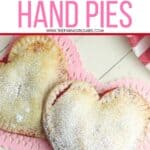 These Heart-Shaped Cherry Hand Pies are the perfect snack. Each hand pie is filled with sweet cherry pie filling sandwiched in between a flaky pie crust, then baked to perfection.