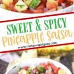 This Pineapple Pico de Gallo is the perfect way to add a sweet and zesty zip to your party. It's the perfect pico de gallo recipe to spice up your celebration. Make this easy pineapple salsa recipe for a snack or serve it at your Cinco de Mayo party. It is an easy Mexican recipe. #salsarecipe #MexicanRecipe #pineapplepicodegallo