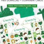 These free printable St. Patrick's Day Bingo cards are fun for kids to play at home or classroom parties. Download these bingo cards today for some St. Patrick's Day fun! #stpatricksdaycraft #stpatricksdaygame #freeprintable