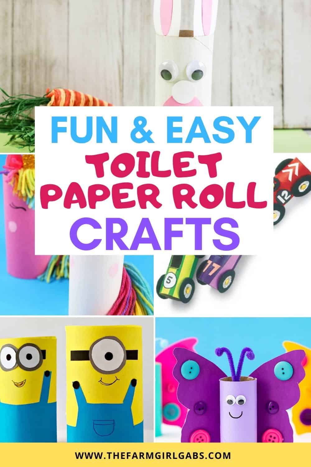 Easy Toilet Paper Roll Crafts For Kids - The Farm Girl Gabs®