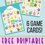 easter bingo free printable