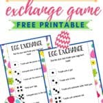 Hop into the Easter holiday with this fun Easter Egg Exchange Game that kids can play. Download and print a copy of these Easter cards. This is fun game for the kids to play after an Easter egg hunt.