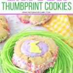 These homemade Easter Thumbprint Cookies are a sure sign of spring. Bake a batch of these easy colorful holiday cookies to share today.