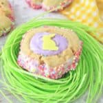 These homemade Easter Thumbprint Cookies are a sure sign of spring. Bake a batch of these easy colorful holiday cookies to share today.